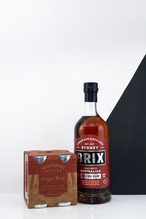 Grab 'n' Go - Brix Distillers Spiced Rum + Ginger Beer