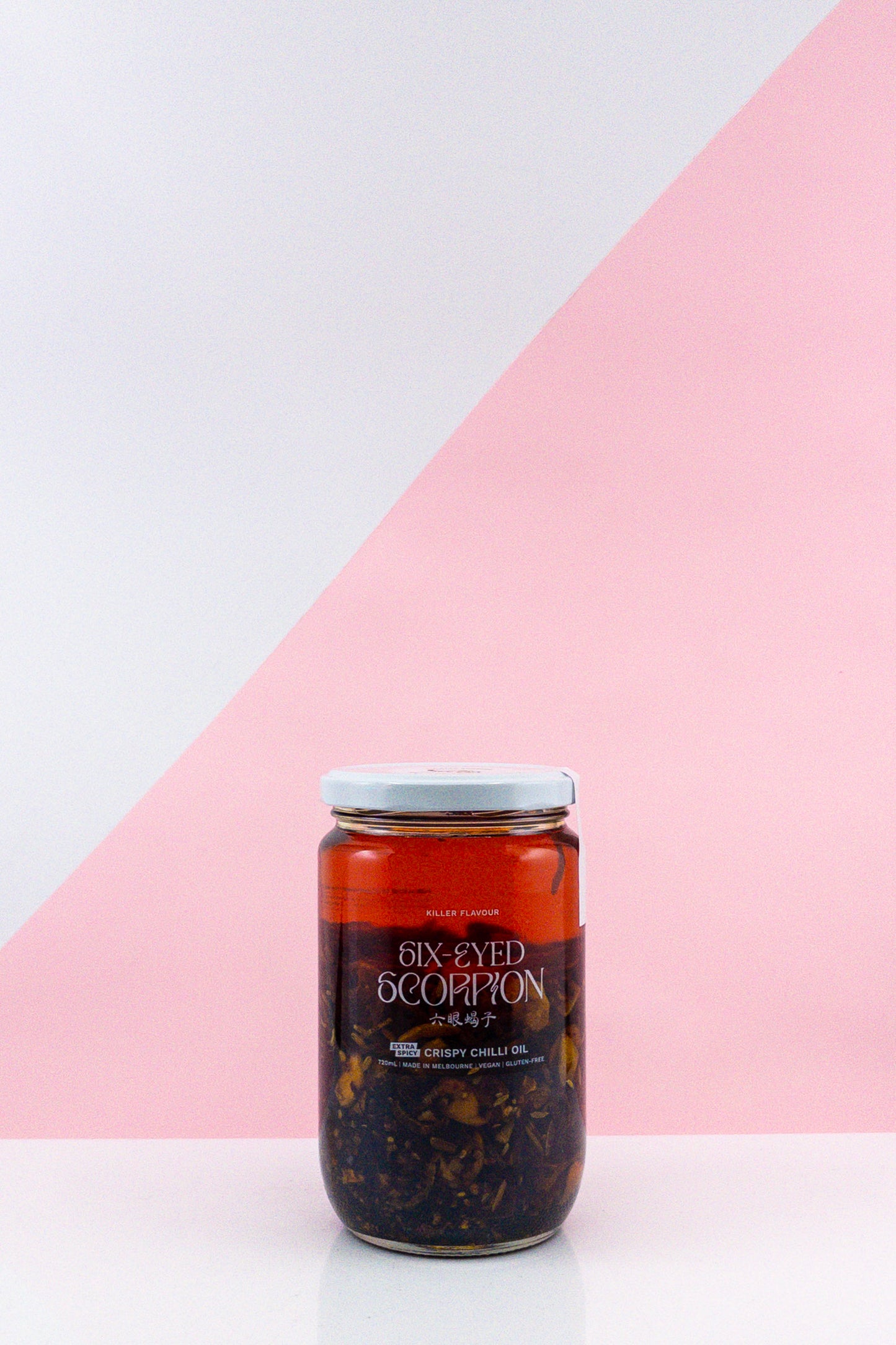 Six-Eyed Scorpion Extra Spicy Crispy Chilli Oil XL Jar (720ml)