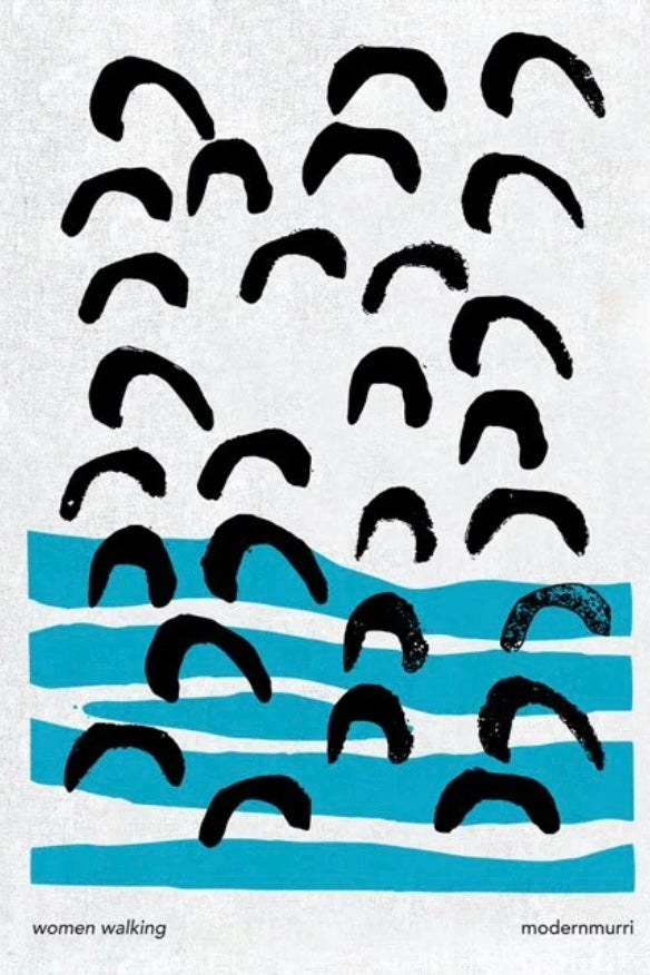 Modernmurri Women Walking Artwork Tea Towel