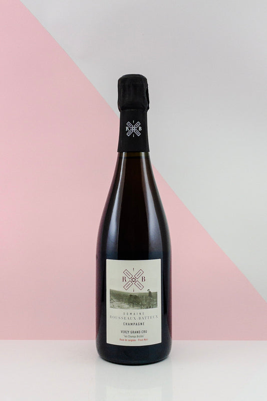 Champagne Rousseaux-Batteux les Champs Brûlés' Rosé de Saignée 2020