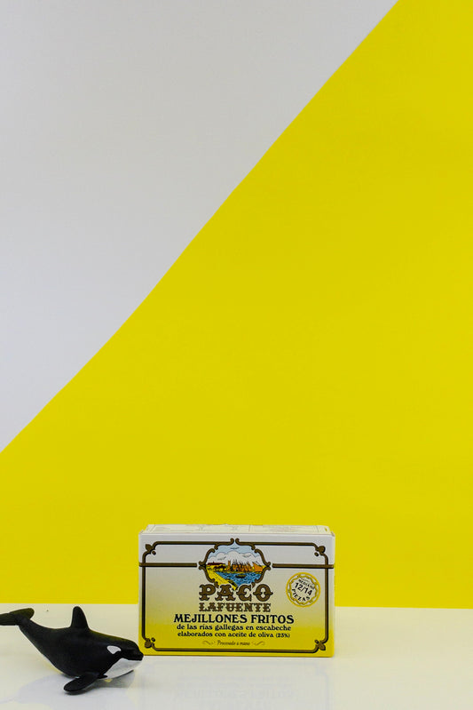 Paco Lafuente Mussels Frito in Esabeche