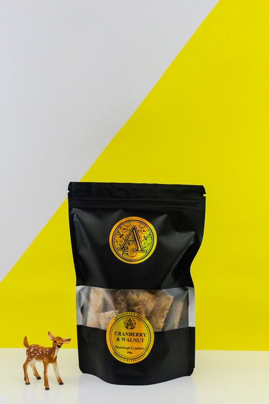 Antoinette's Cranberry & Walnut Sourdough Crackers