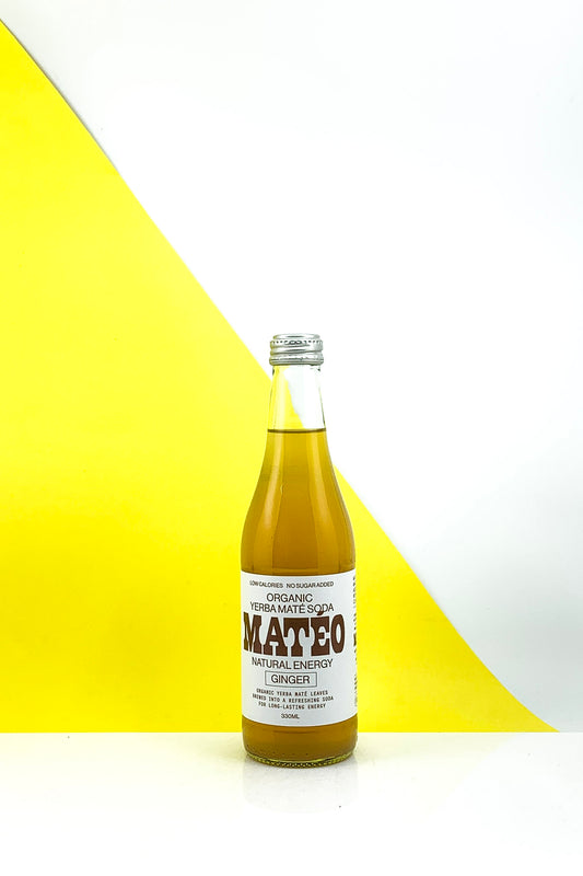 Mateo Yerba Mate Soda Ginger