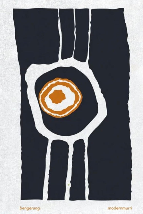 Modernmurri Bengerang Artwork Tea Towel