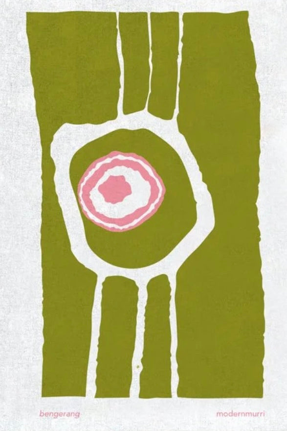 Modernmurri Bengerang Artwork Tea Towel