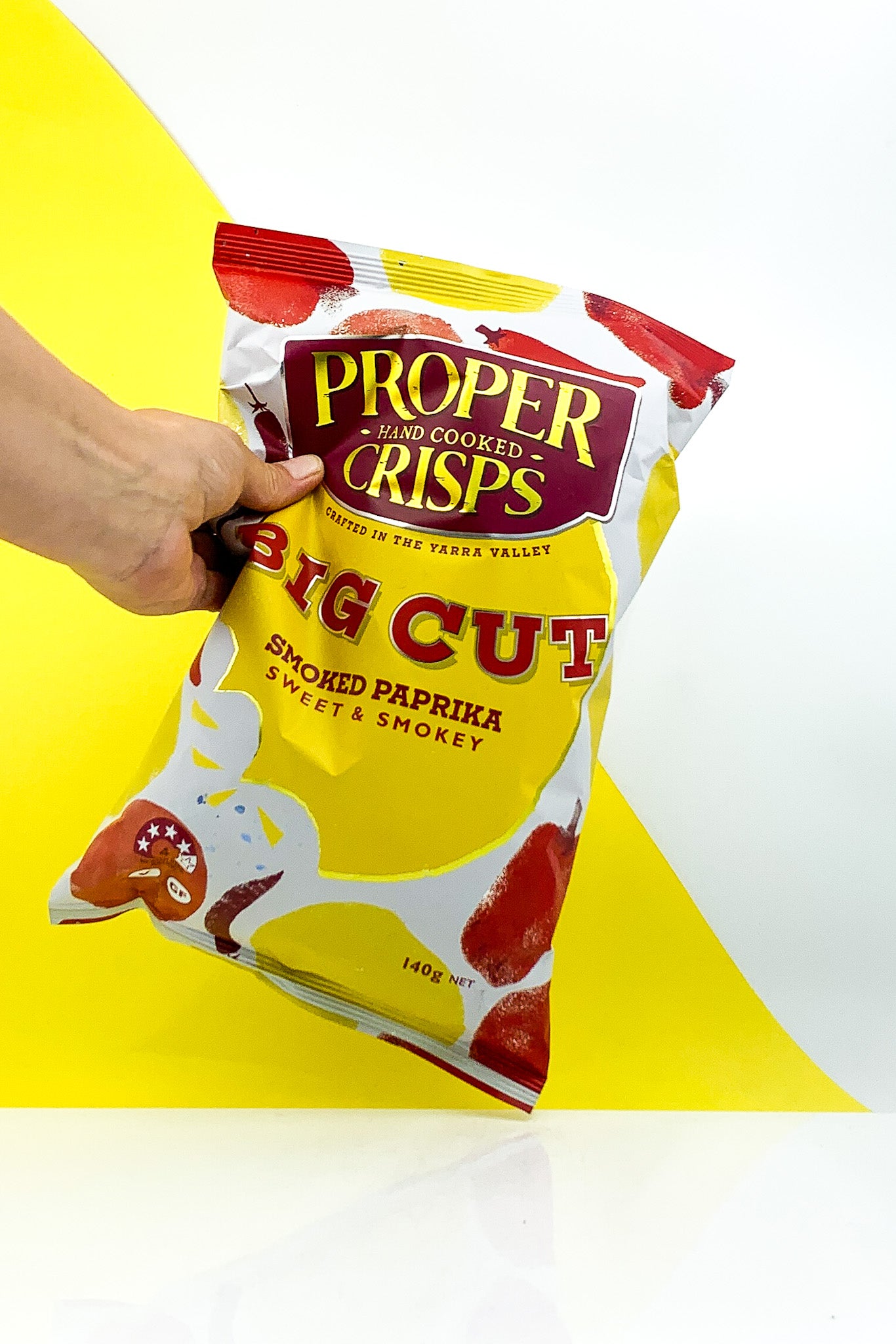 Proper Crisps Big Cut  Sweet Smoked Paprika