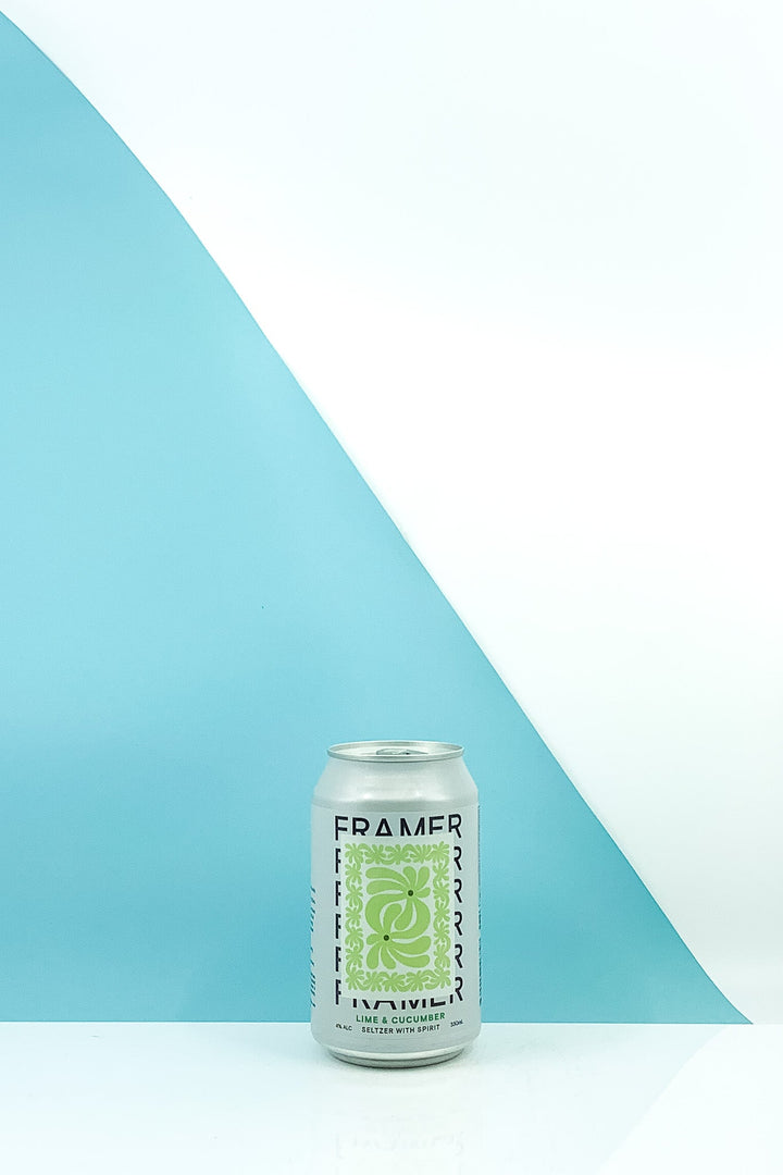 Framer Seltzer Lime & Cucumber 4pk