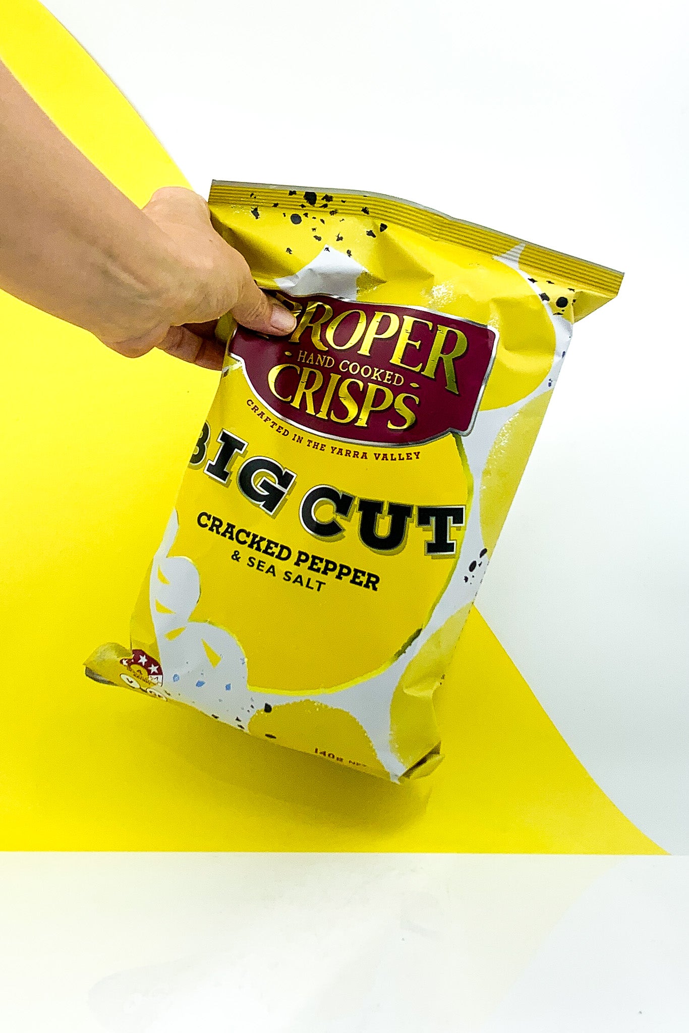 Proper Crisps Big Cut Cracked Pepper & Sea Salt