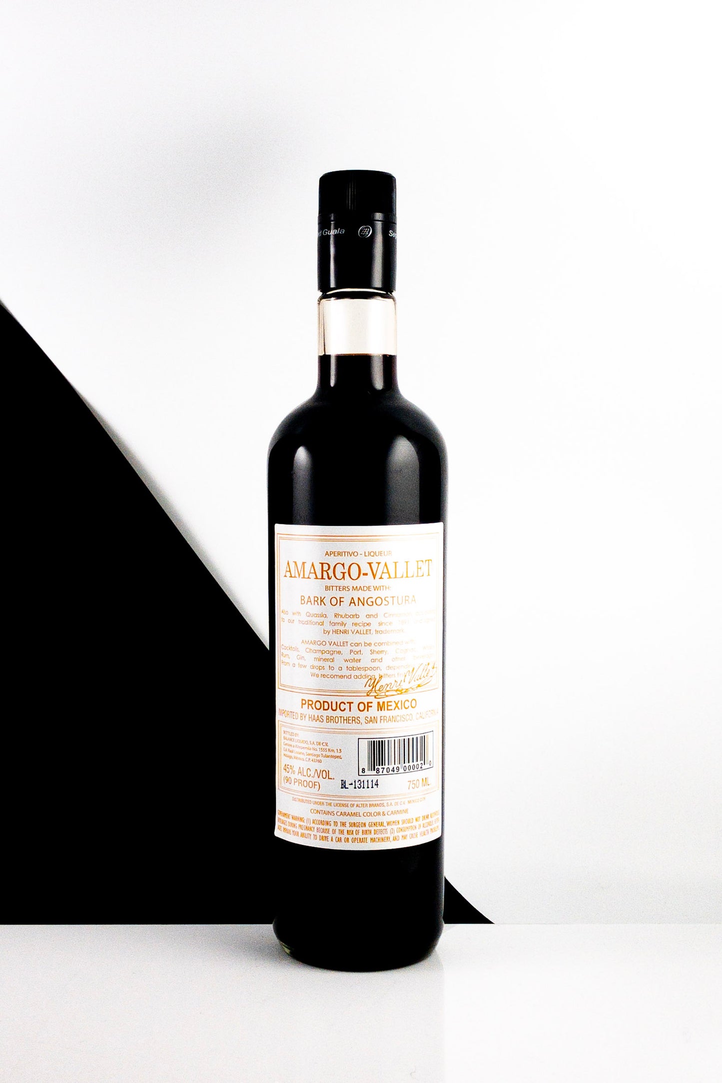 Amargo-Vallet Bitter Liqueur Angostura